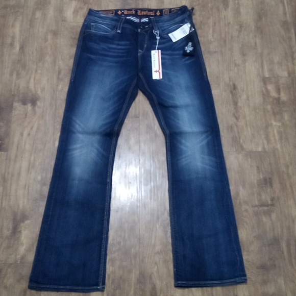 Rock Revival NWT Women's Jeans 30 Embellished Shimmer Charlotte Easy Boot DEFECT - Picture 5 of 12